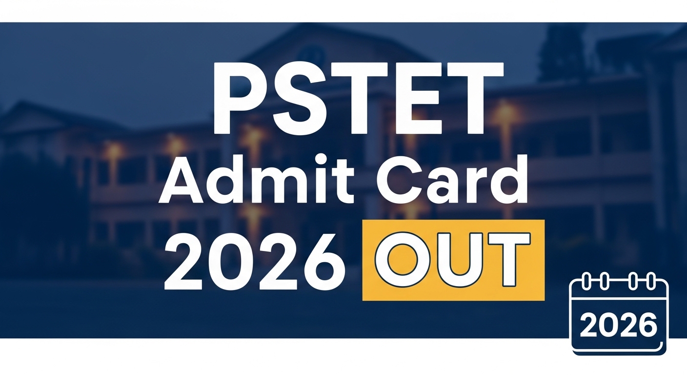 PSTET admit card