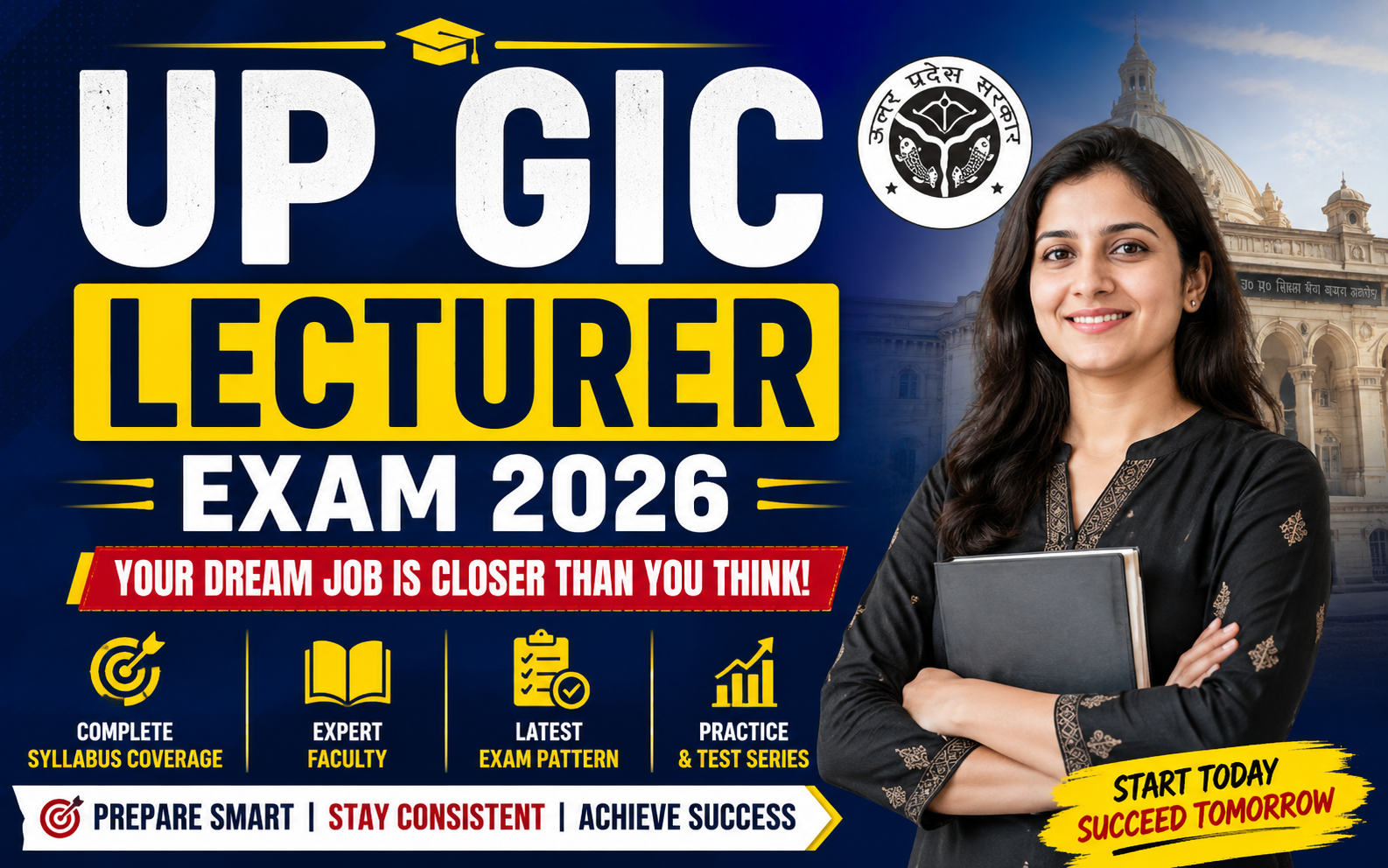 UP GIC Lecturer Exam 2026